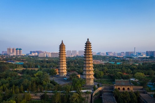 Yongzuo Temple Twin Towers