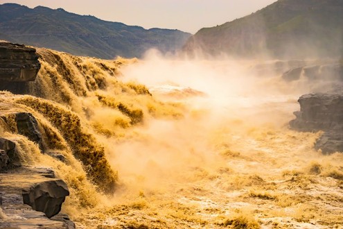 Hukou Waterfall of the Yellow River