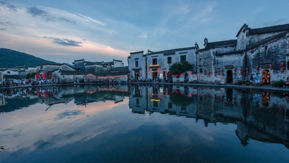 Hongchun dorf in huangshan