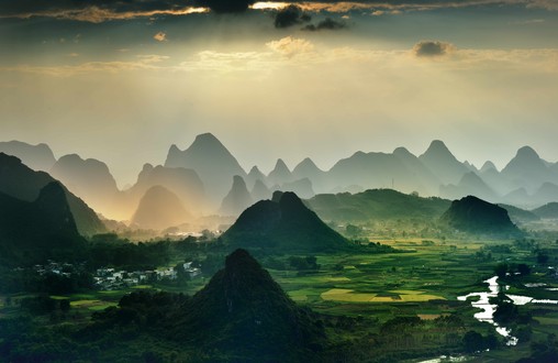 Karstlandschaft in Guilin