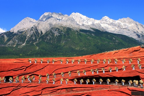 Jade drachen berg in Lijiang