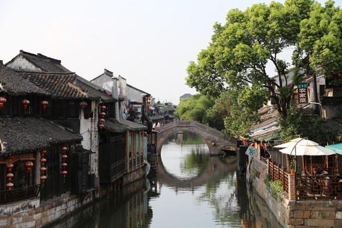 zhouzhuang Dörfer im Wasserland