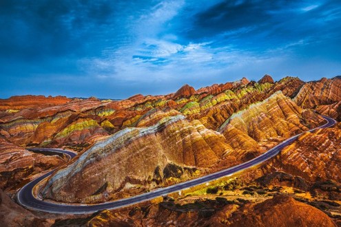 Zhangye Buntes Danxia-Landschaftsgebiet