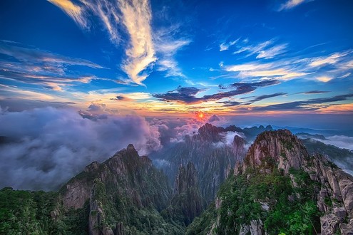 2-Tages-Tour durch die Berge und Seen von Süd-Anhui