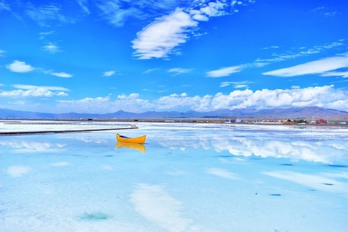 5-tägige Tour zu den farbenfrohen Salzseen in Qinghai